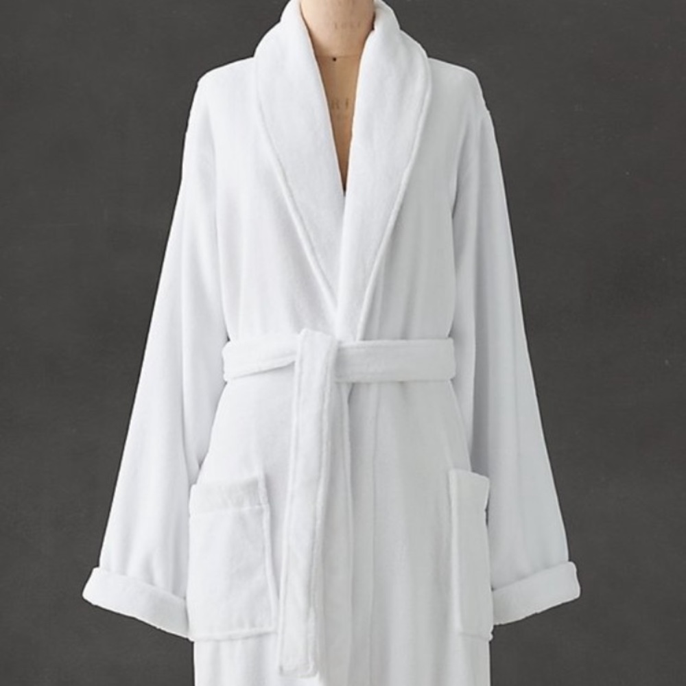 Restoration Hardware luxury plush long robe small